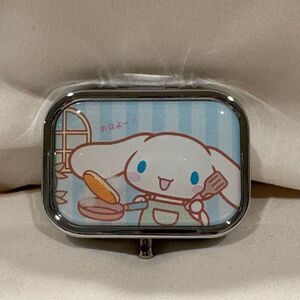 Cinnamoroll Cooking Travel Pill Box 2 Compartment Medicine Pill Case NEW